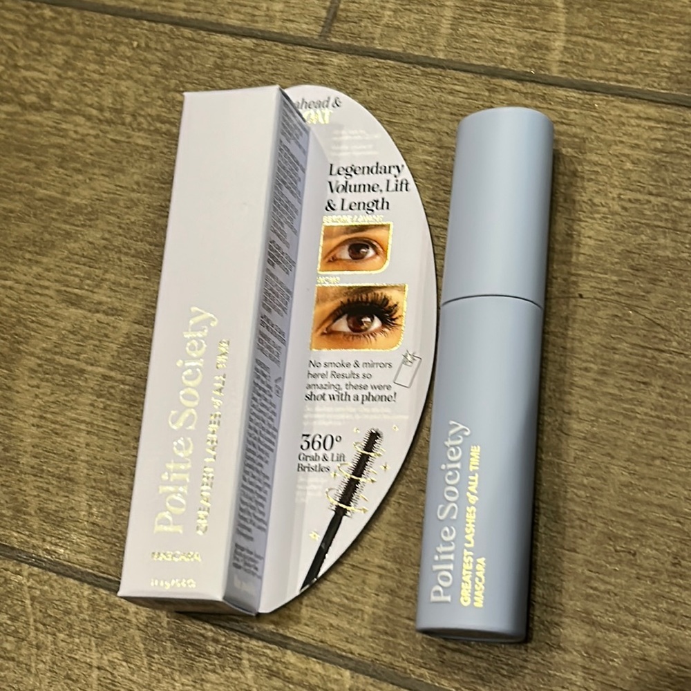 Polite Society Greatest Lashes of All Time Mascara. New. Full Size.